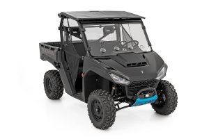Segway UT6 Windshield - Front - Rough Country - Scratch Resistant - 4WD - 2025+ Segway UT6 Windshield - Front - Rough Country - Scratch Resistant - 4WD - 2025+